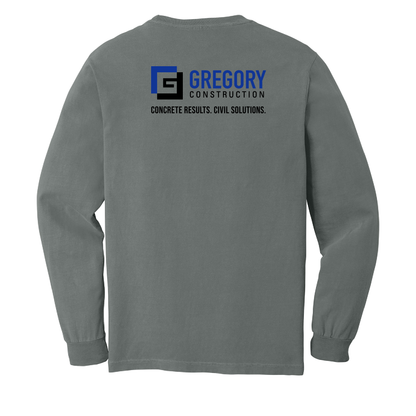 Gregory Construction - COMFORT COLORS Heavyweight Ring Spun Long Sleeve Tee