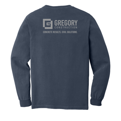 Gregory Construction - COMFORT COLORS Heavyweight Ring Spun Long Sleeve Tee