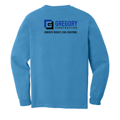 Gregory Construction - COMFORT COLORS Heavyweight Ring Spun Long Sleeve Tee