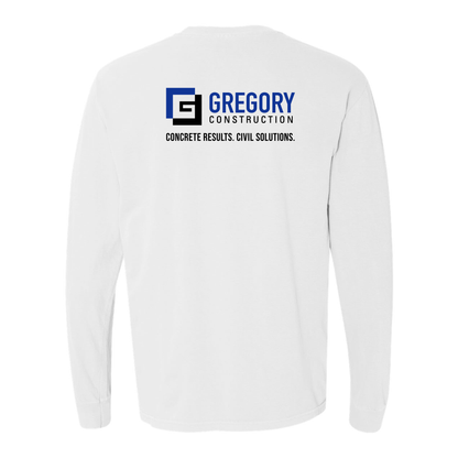 Gregory Construction - COMFORT COLORS Heavyweight Ring Spun Long Sleeve Tee