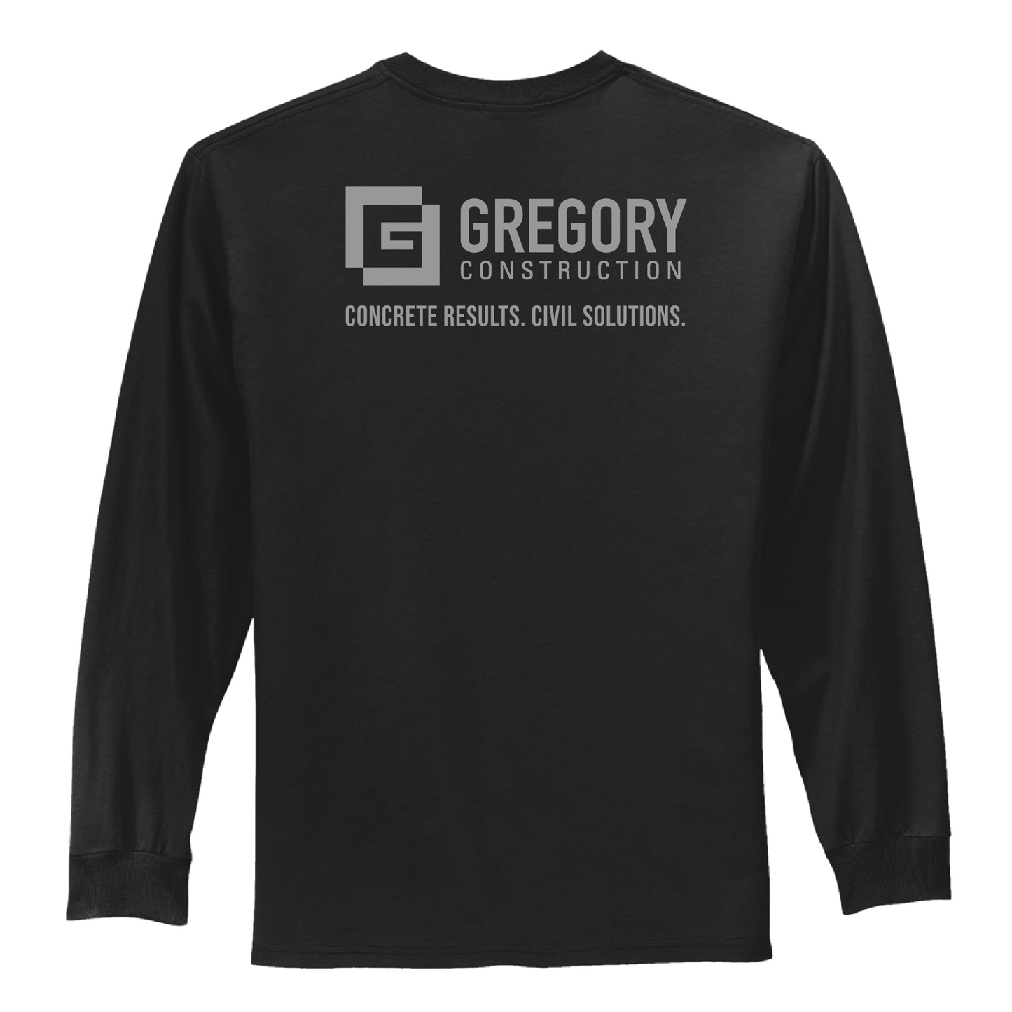 Gregory Construction - Port & Co. Long Sleeve Essential Tee