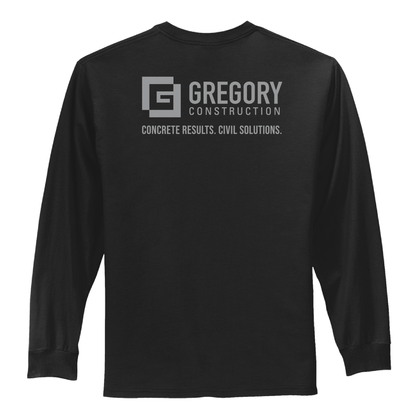 Gregory Construction - Port & Co. Long Sleeve Essential Tee