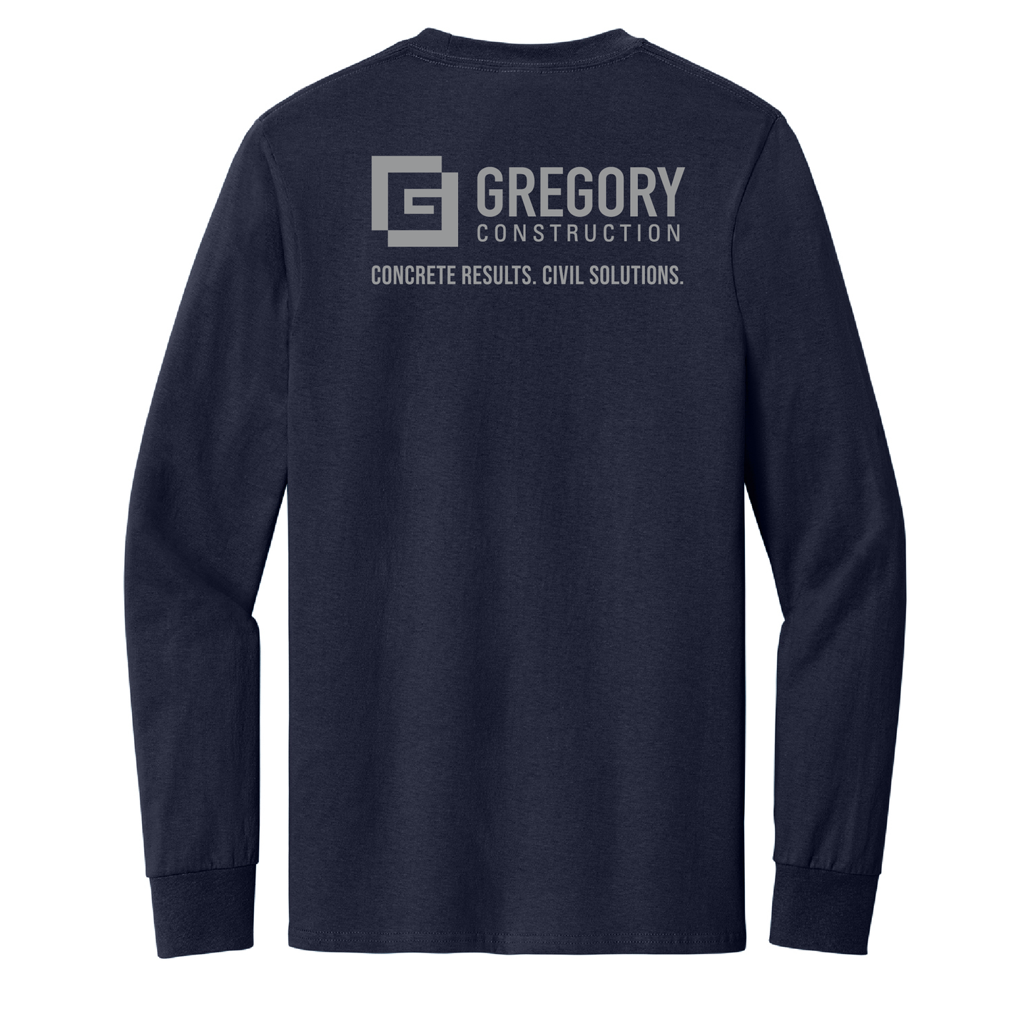 Gregory Construction - Port & Co. Long Sleeve Essential Tee