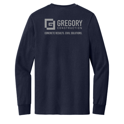 Gregory Construction - Port & Co. Long Sleeve Essential Tee