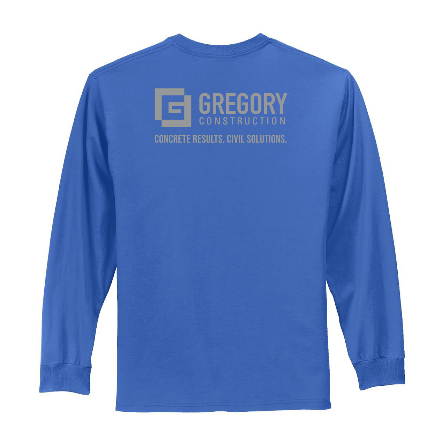 Gregory Construction - Port & Co. Long Sleeve Essential Tee