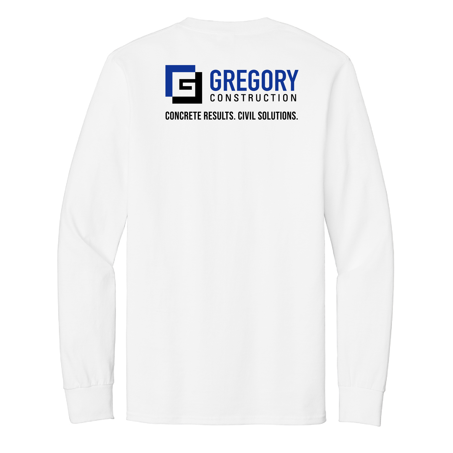 Gregory Construction - Port & Co. Long Sleeve Essential Tee