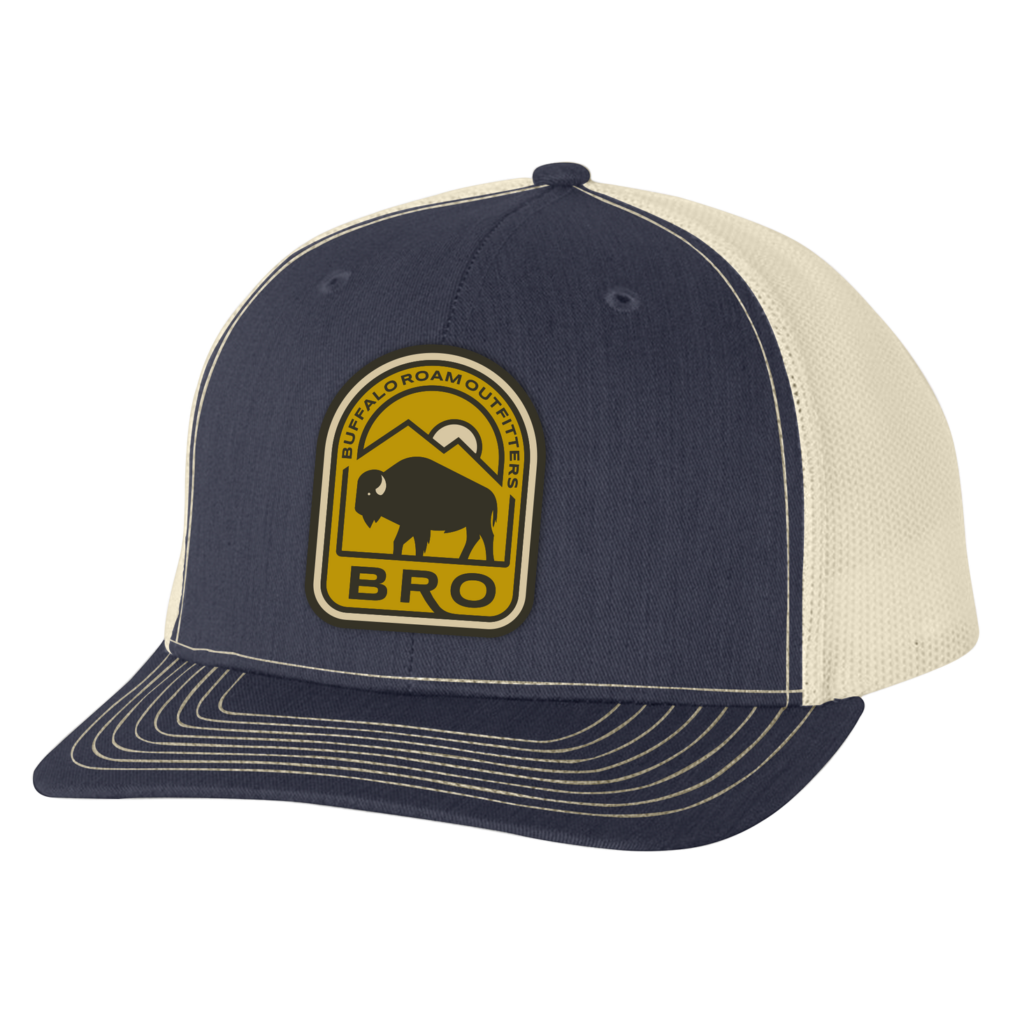 BRO Buffalo Mountain PVC Patch Trucker Cap