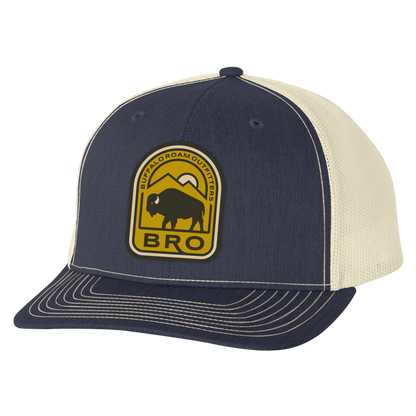 BRO Buffalo Mountain PVC Patch Trucker Cap
