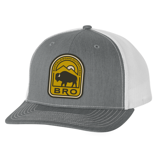 BRO Buffalo Mountain PVC Patch Trucker Cap