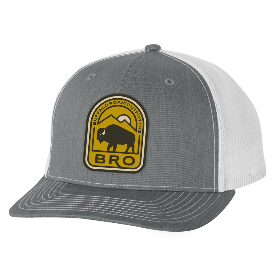 Buffalo Mountain PVC Patch Trucker Hat