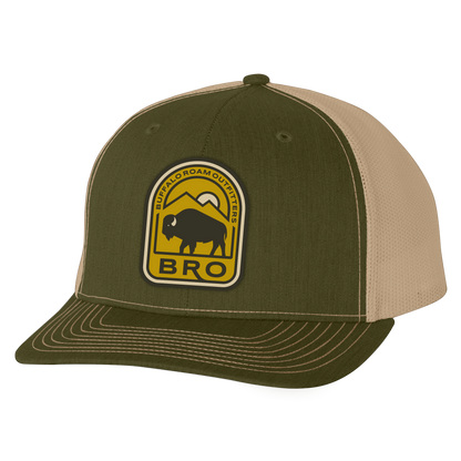 BRO Buffalo Mountain PVC Patch Trucker Cap