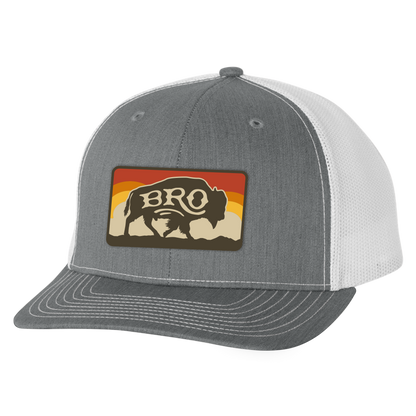 BRO Sky Buffalo Patch Trucker Hat