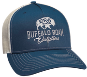 BRO Embroidered Logo Trucker Hat in Blue