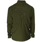 BRO engineered workwear shirt with button cuff design