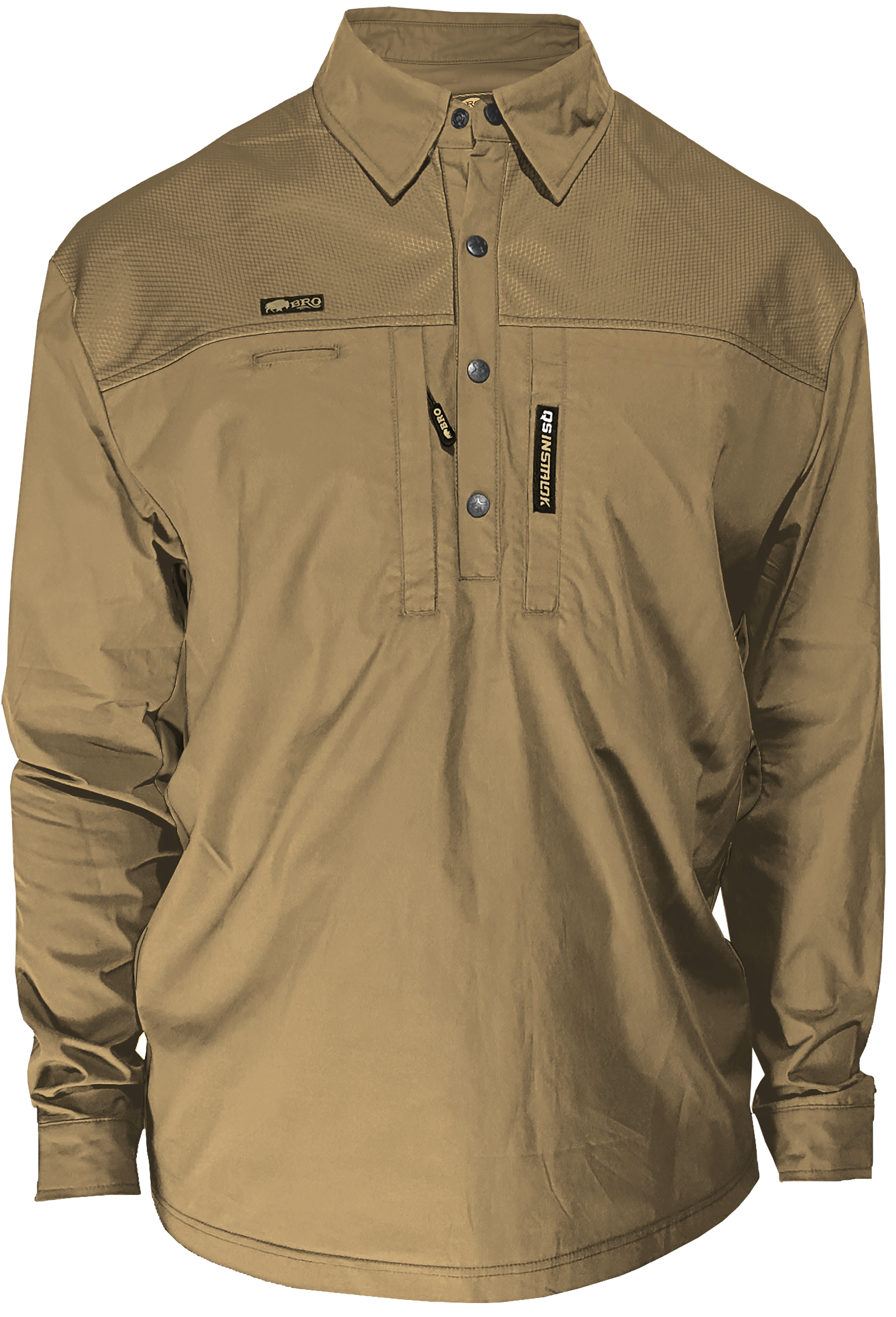 DiamondHide Ripstop reinforced shoulders on FOREMAN Classic work shirt