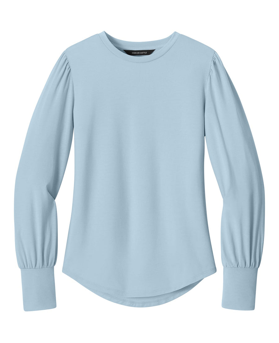Mercer+Mettle Women's Stretch Jersey Long Sleeve Blouson Top - Dunn Gear