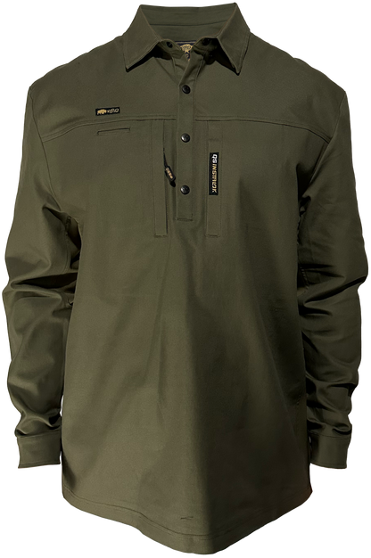 The FOREMAN Classic Button Cuff Cotton Duck Shirt