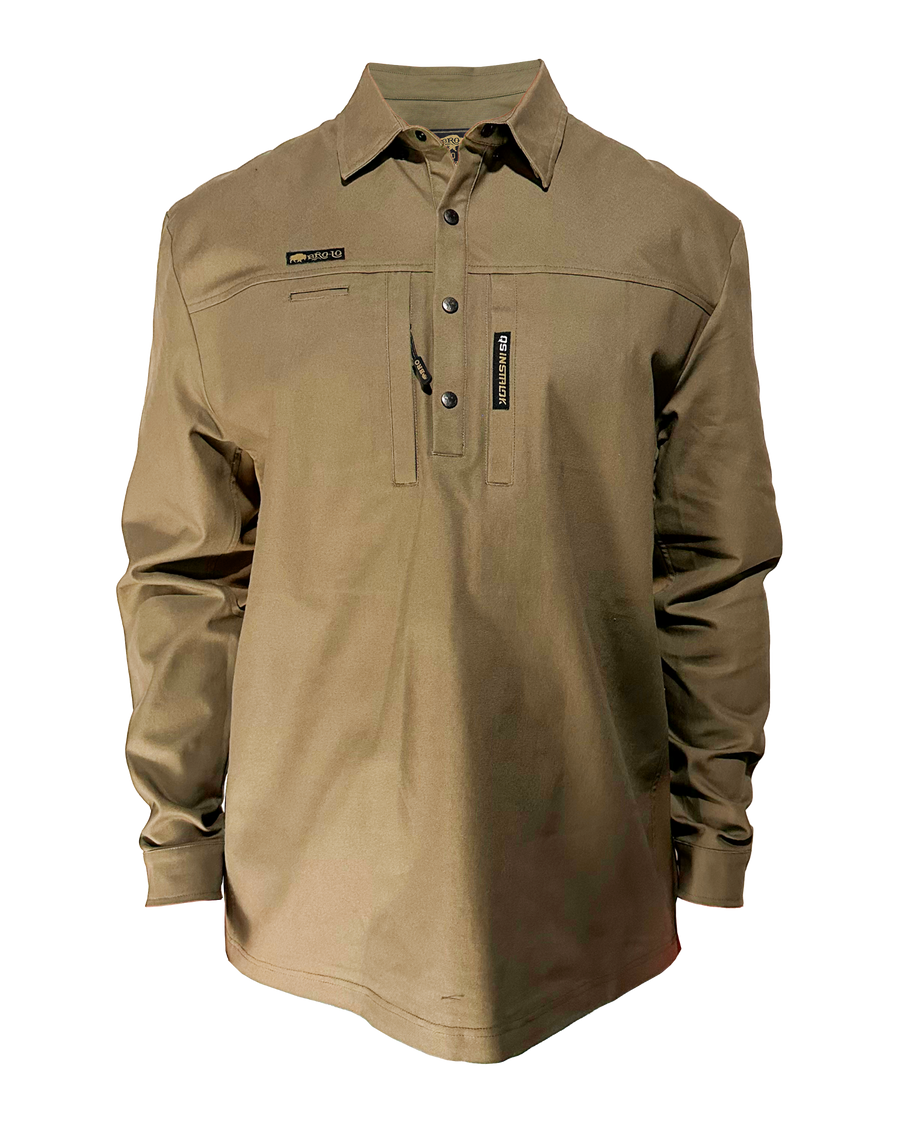 The FOREMAN Classic Button Cuff Cotton Duck Shirt