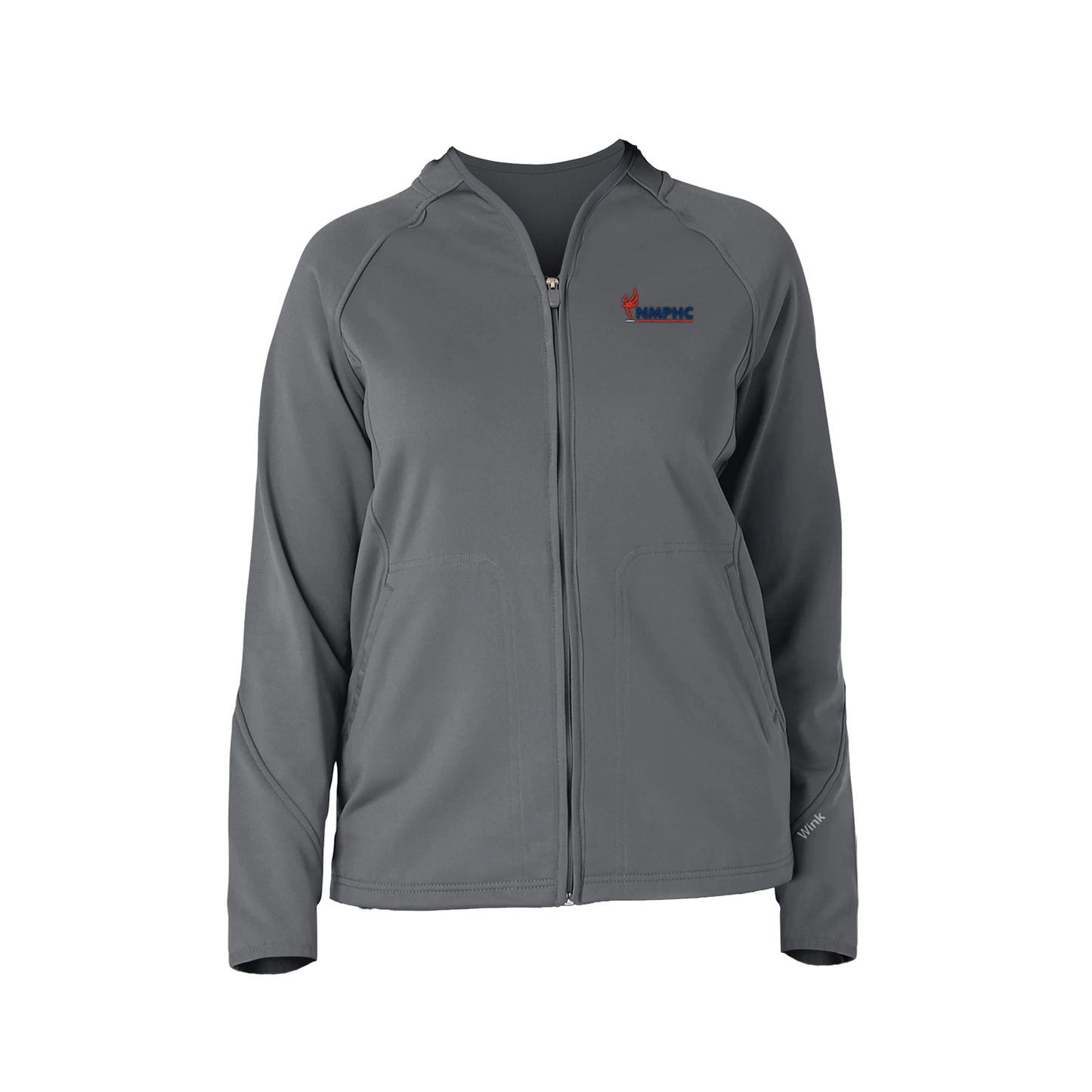 NMPHC Winks Women’s 4 Pocket Soft Shell Scrub Jacket