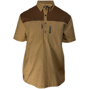 The FOREMAN Short Sleeve Cotton Duck engineered work shirt