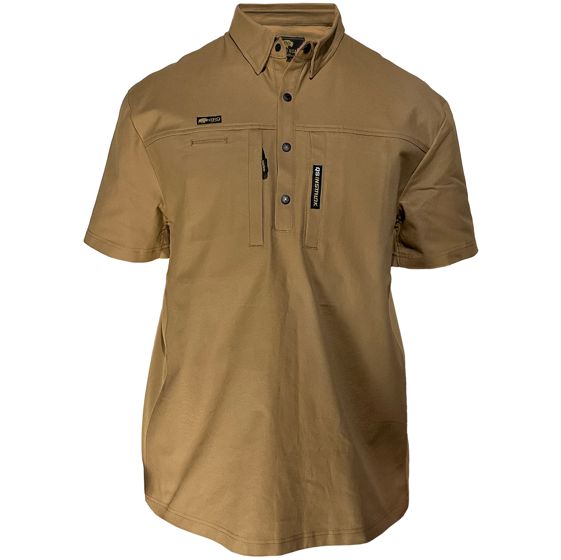 BRO FOREMAN short sleeve work shirt with cotton duck reinforcement