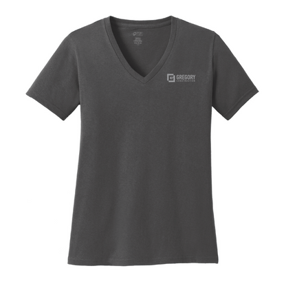 Gregory Construction - Women's Core Cotton Deep V-Neck Tee