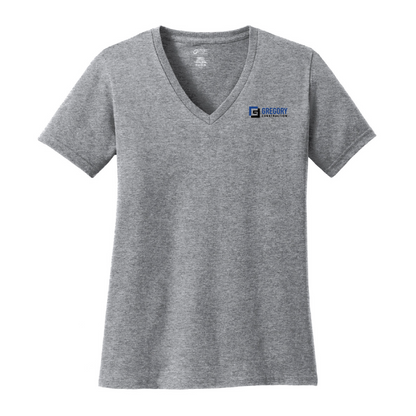 Gregory Construction - Women's Core Cotton Deep V-Neck Tee