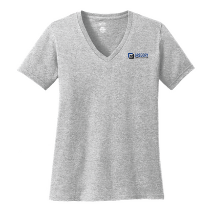 Gregory Construction - Women's Core Cotton Deep V-Neck Tee