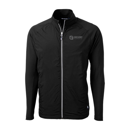 Gregory Construction - Cutter & Buck Adapt Eco Knit Hybrid Recycled Mens Big & Tall Full Zip Jacket Big & Tall