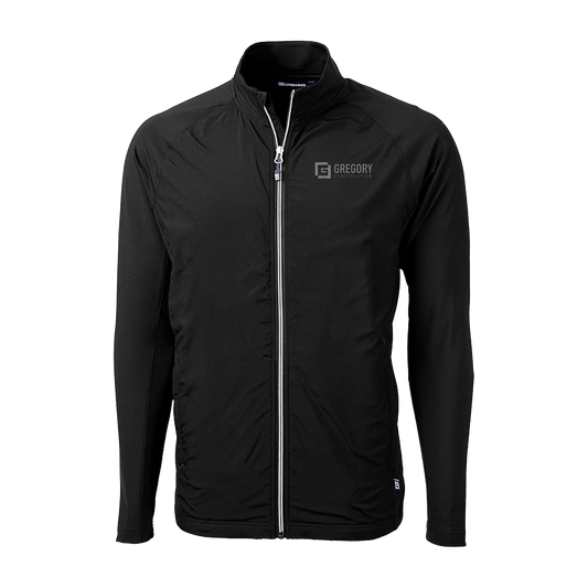 Gregory Construction - Cutter & Buck Adapt Eco Knit Hybrid Recycled Mens Big & Tall Full Zip Jacket Big & Tall