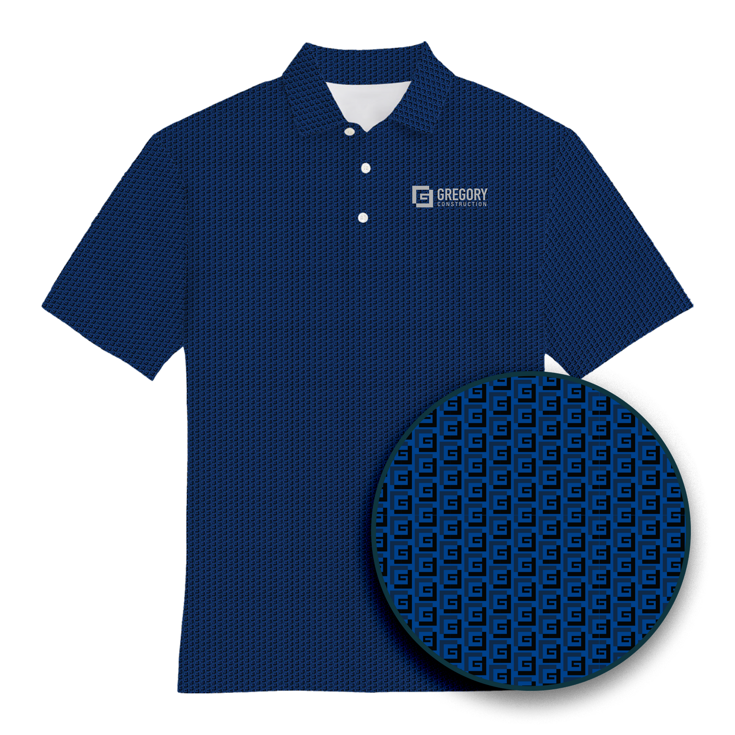 Gregory Construction - Blue Base with G Logo