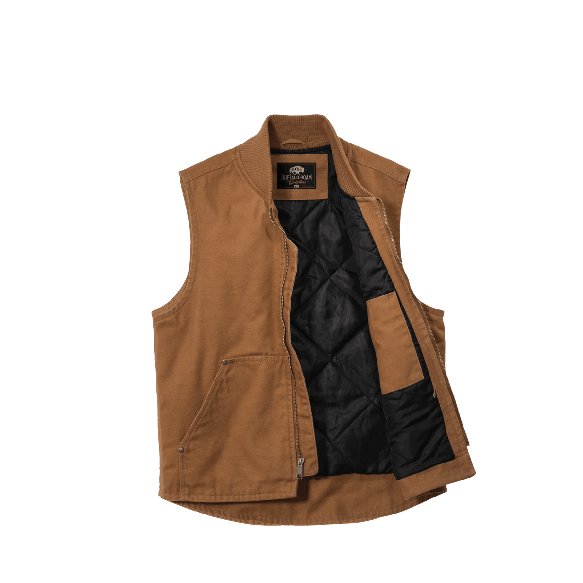 Men's Insulated Duck Work Vest | BRO– Buffalo Roam Outfitters