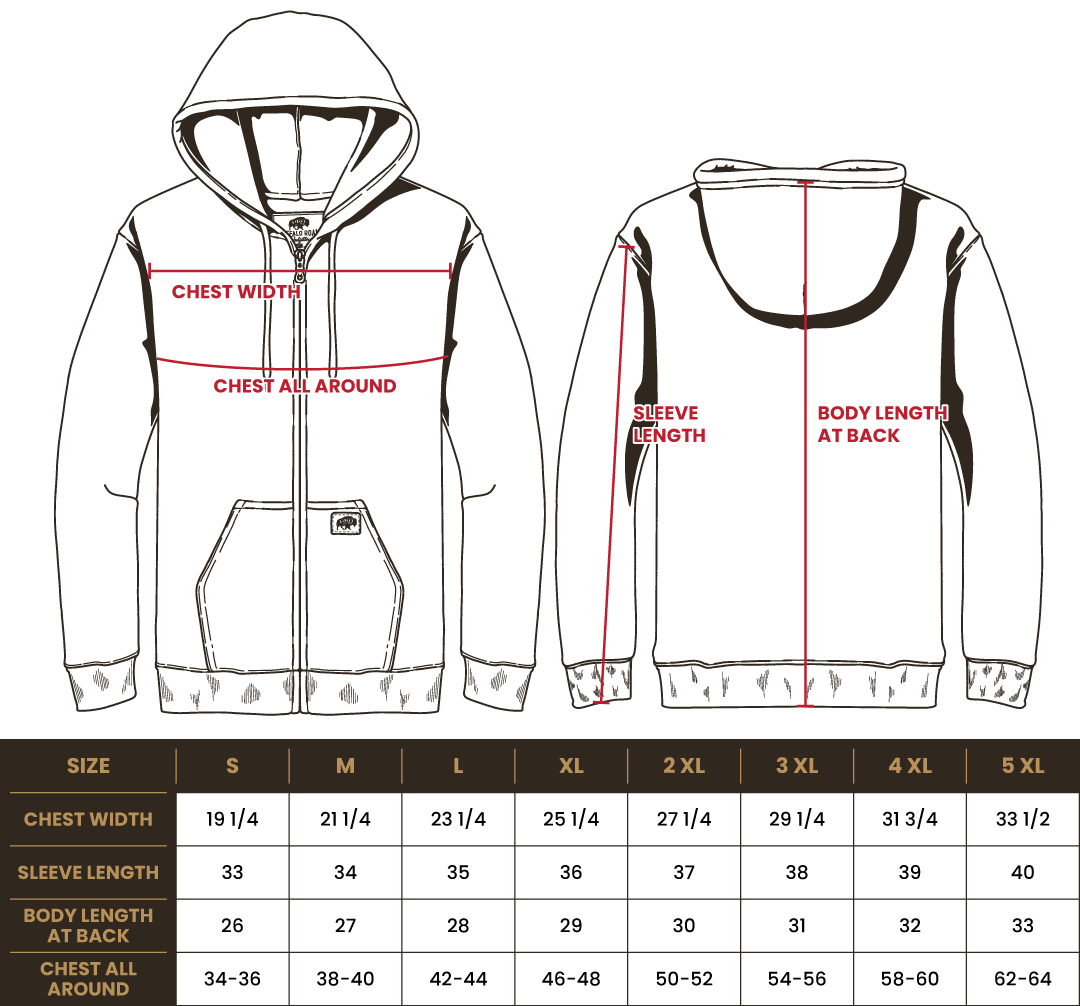 Sizing Chart