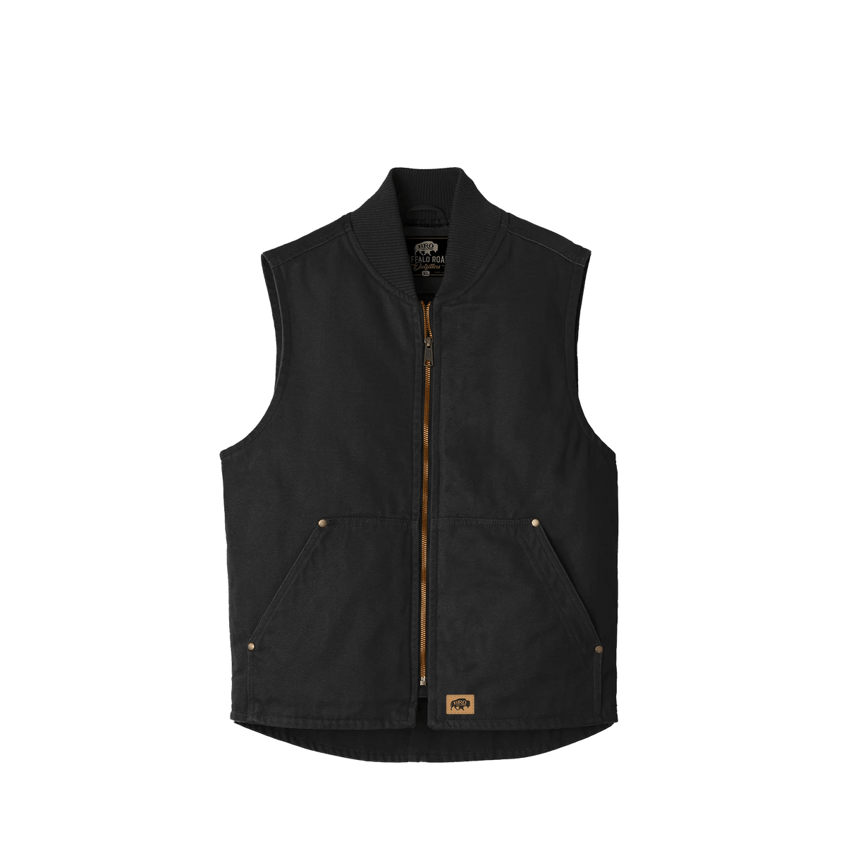 Men's Insulated Duck Work Vest | BRO– Buffalo Roam Outfitters