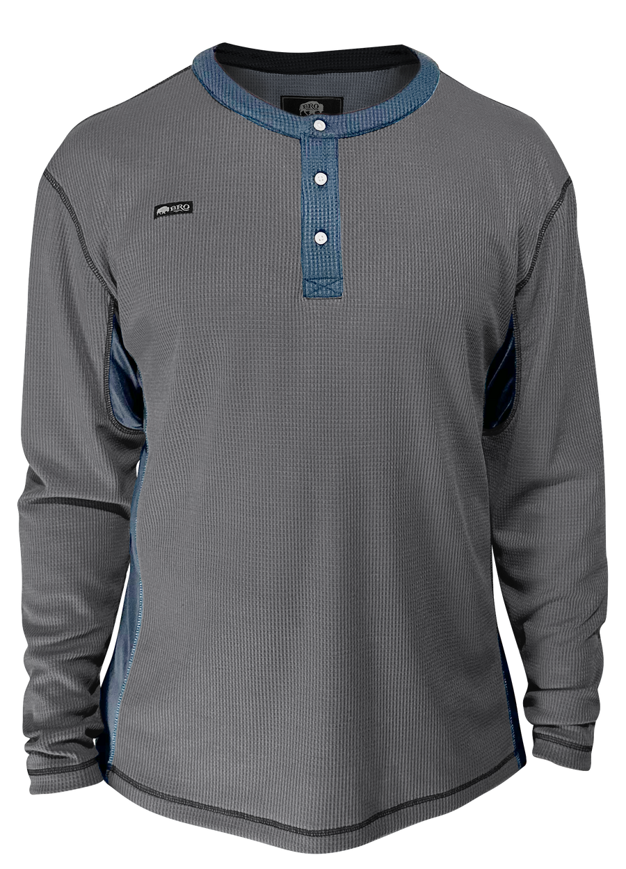 Badlands BROFLEX™ Work Henley - Storm Navy