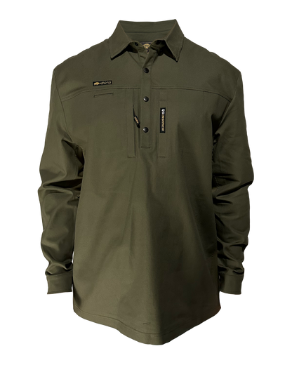 The FOREMAN Classic Button Cuff Cotton Duck Shirt