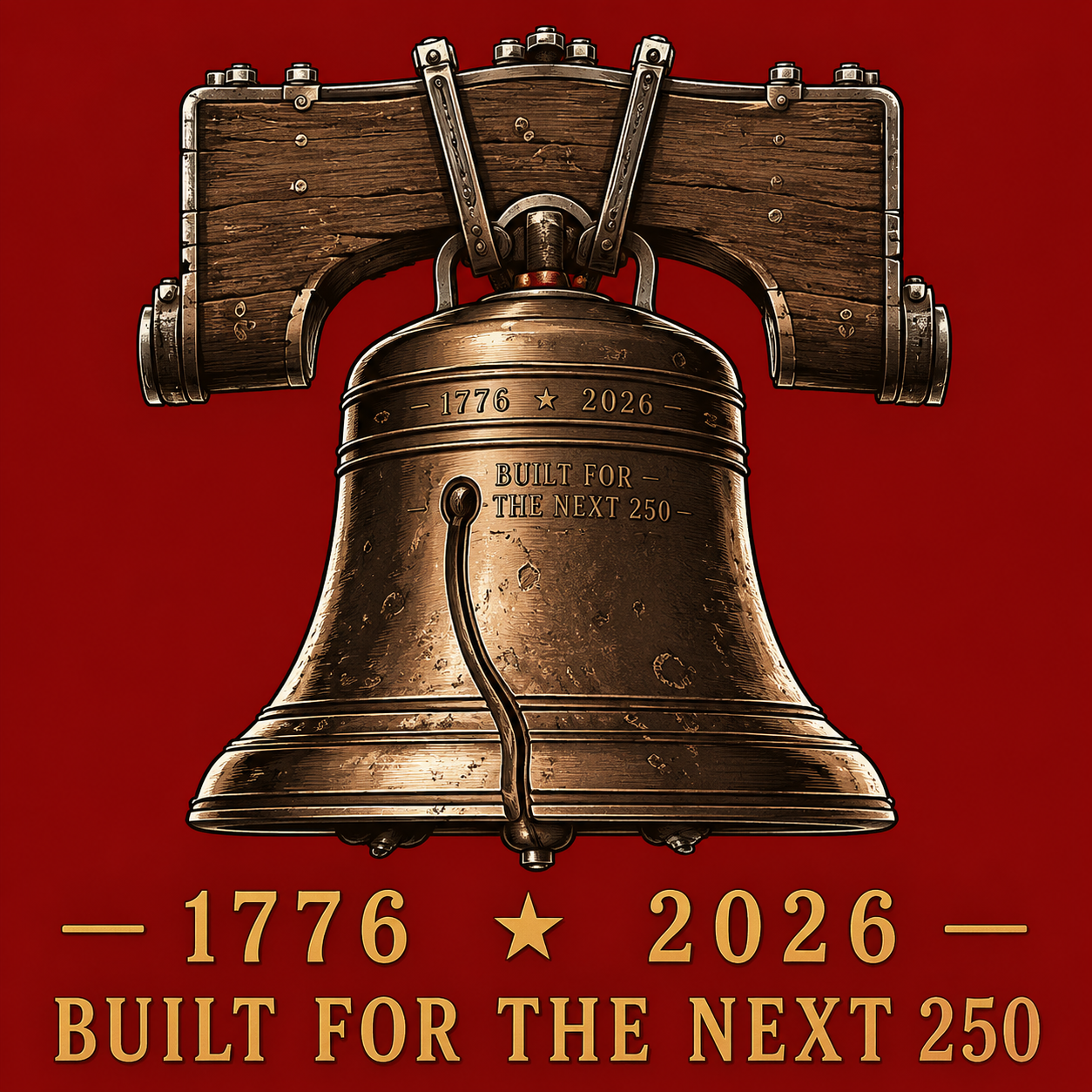 USA Built for the Next 250 T-Shirt