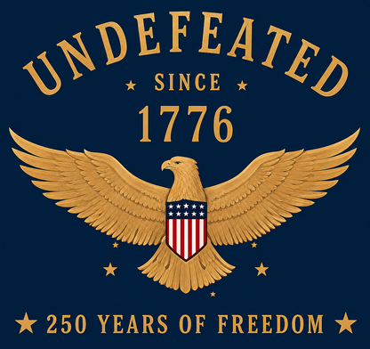 USA 250 Years Undefeated Since 1776 T-Shirt