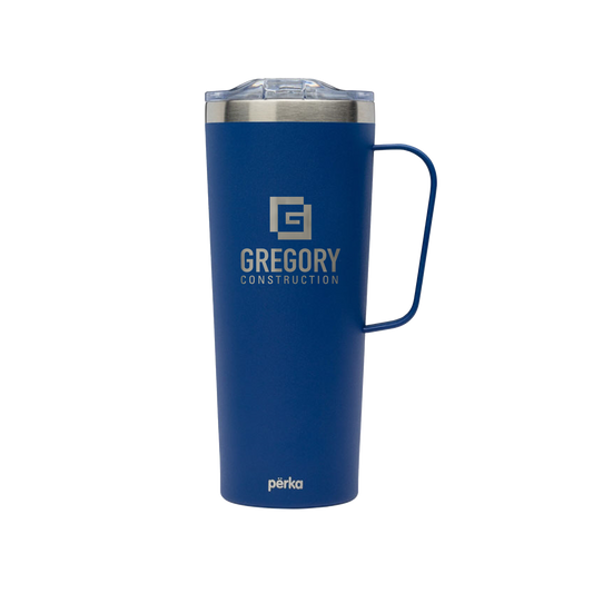 Gregory Construction - Perka Winston 28 oz. Double Wall, Stainless Steel Travel Mug