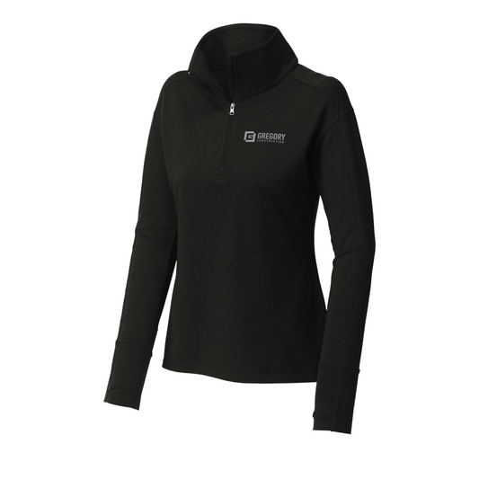 Gregory Construction - BRO Women's 1/4 zip job shirt