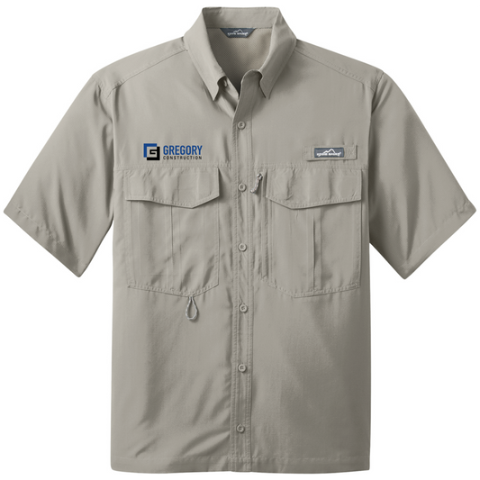 Gregory Construction - Eddie Bauer Short Sleeve Performance Fishing Shirt