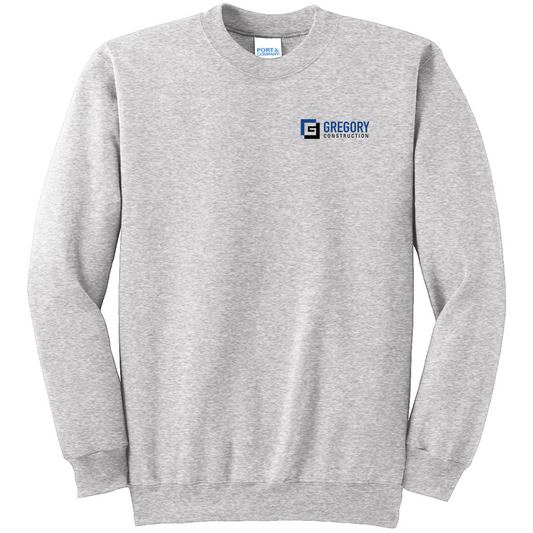 Gregory Construction - Port & Co Essential Fleece Crewneck Sweatshirt