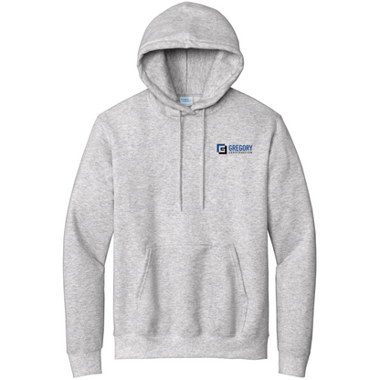 Gregory Construction - Port & Co Essential Fleece Pullover Hooded Sweatshirt