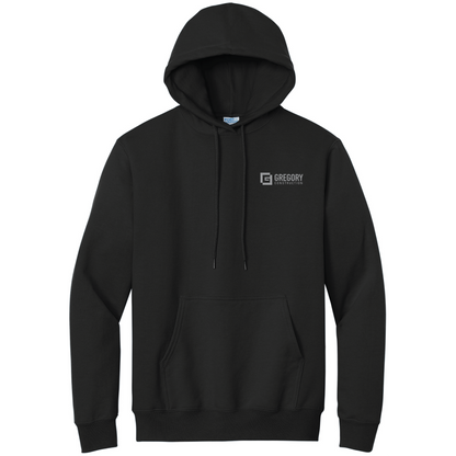 Gregory Construction - Port & Co Essential Fleece Pullover Hooded Sweatshirt