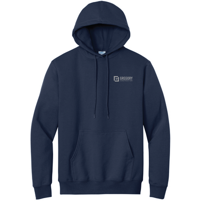 Gregory Construction - Port & Co Essential Fleece Pullover Hooded Sweatshirt