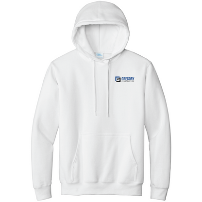 Gregory Construction - Port & Co Essential Fleece Pullover Hooded Sweatshirt
