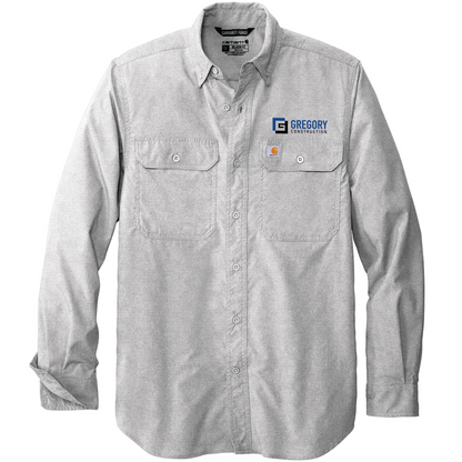 Gregory Construction - Carhartt Force Solid Long Sleeve Shirt