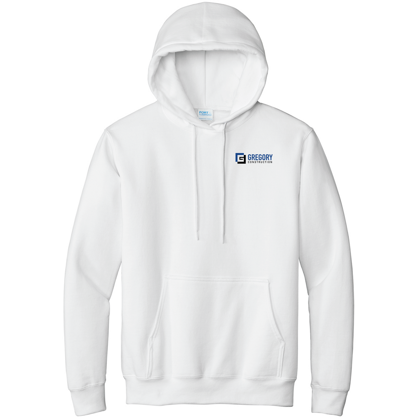 Gregory Construction - Port & Co Tall Essential Fleece Pullover Hooded Sweatshirt