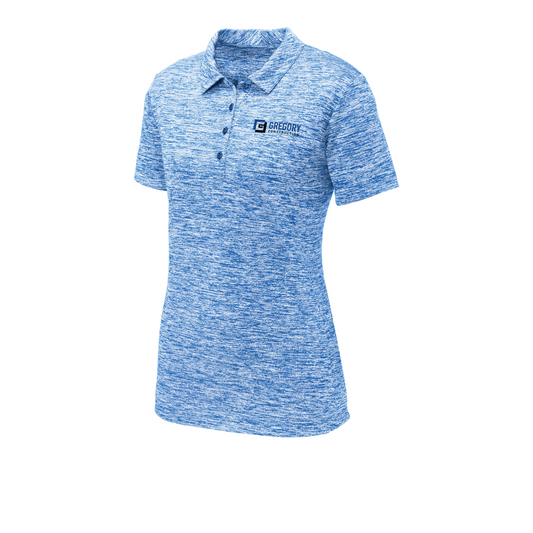 Gregory Construction -  BRO Ladies Heathered Polo