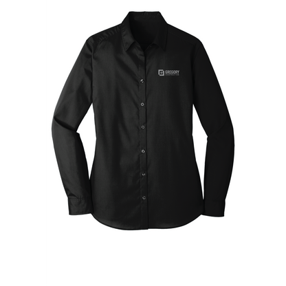 Gregory Construction -  Bro Women's Long Sleeve Button Down